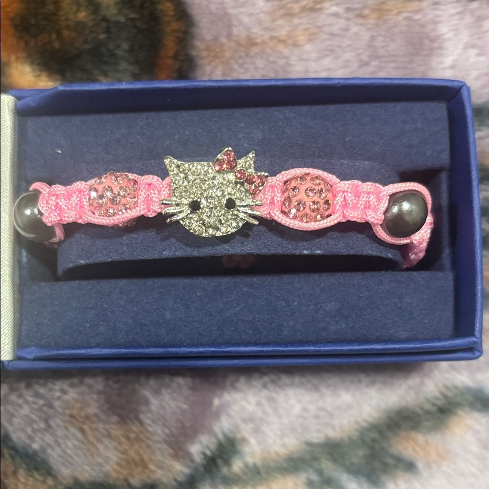 Hello Kitty Pink and Silver Bracelet
